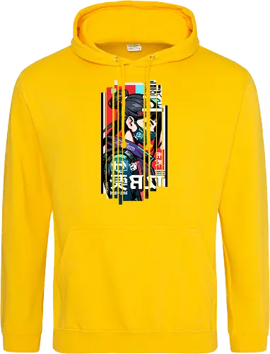 Cyborg Japan rot blau