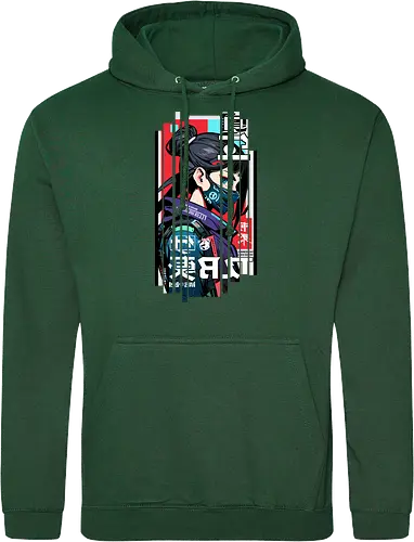 Cyborg Japan rot blau