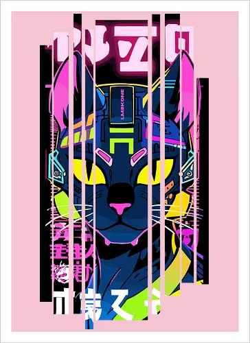 Cyborg-Katze Neon