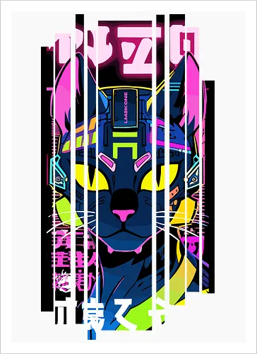 Cyborg-Katze Neon