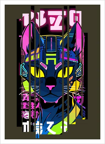 Cyborg-Katze Neon