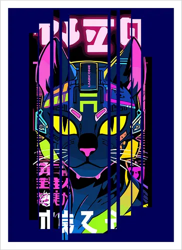 Cyborg-Katze Neon