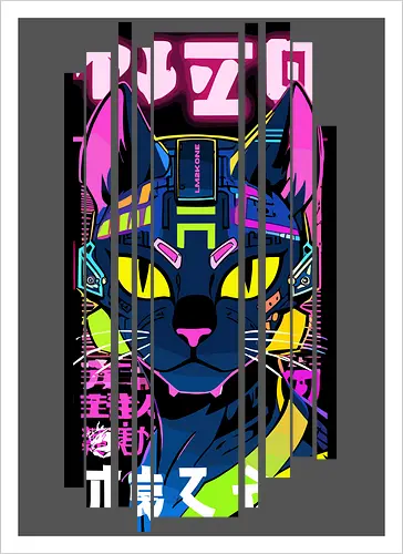 Cyborg-Katze Neon
