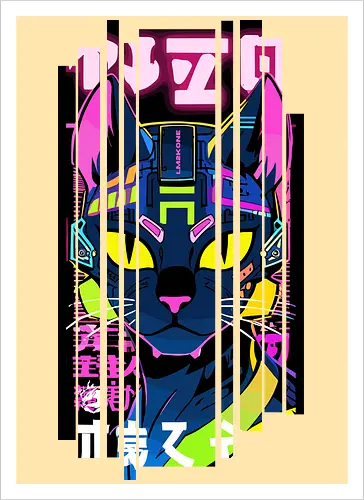 Cyborg-Katze Neon