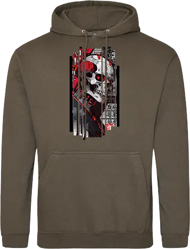 Cyborg-Schädel-Kanji