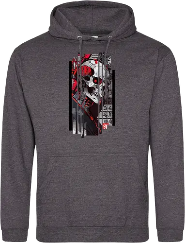 Cyborg-Schädel-Kanji