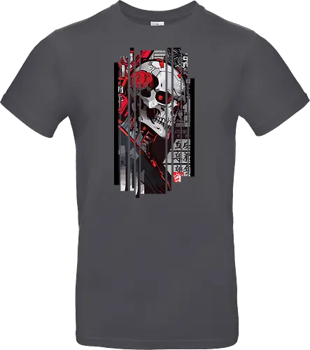 Cyborg-Schädel-Kanji
