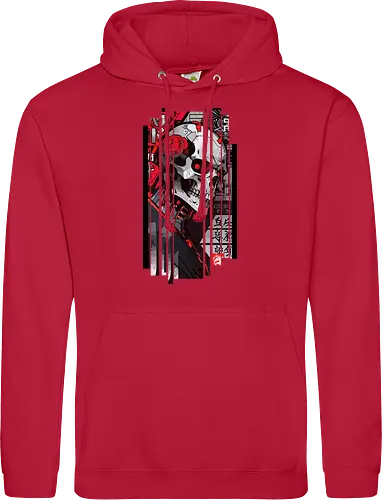 Cyborg-Schädel-Kanji