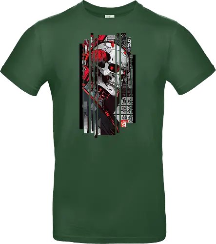 Cyborg-Schädel-Kanji