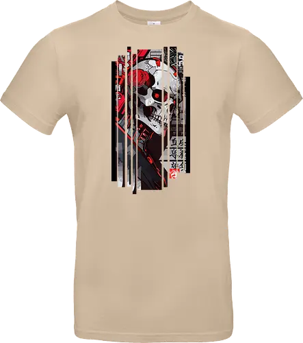 Cyborg-Schädel-Kanji