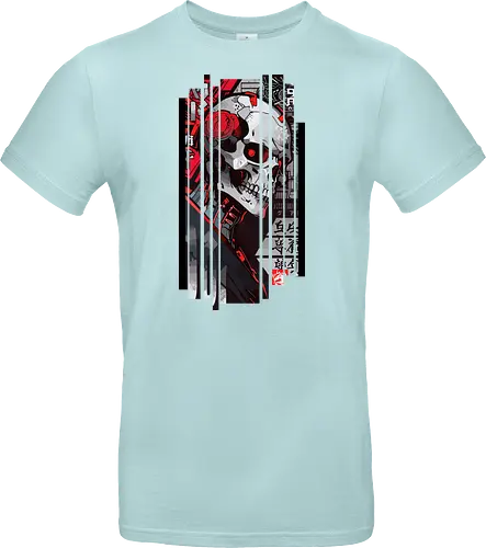 Cyborg-Schädel-Kanji