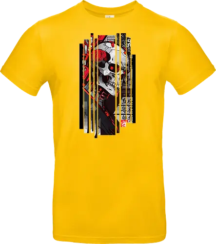 Cyborg-Schädel-Kanji