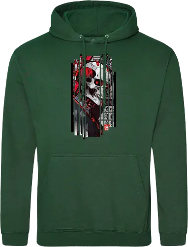 Cyborg-Schädel-Kanji