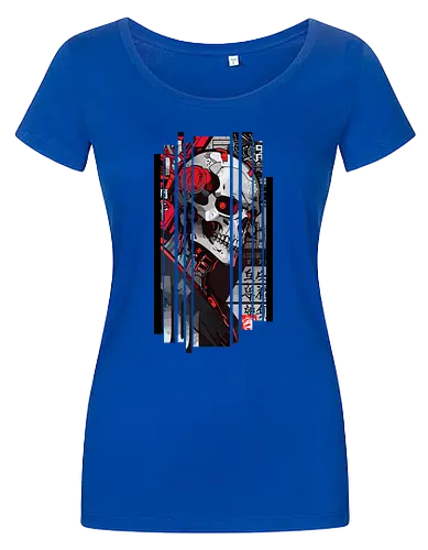 Cyborg-Schädel-Kanji