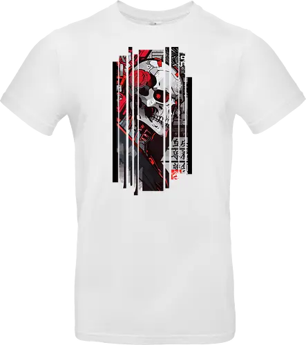 Cyborg-Schädel-Kanji