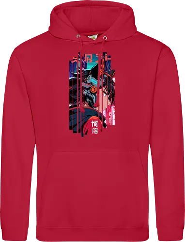 Cyberpunk-Kitsune-Mädchen