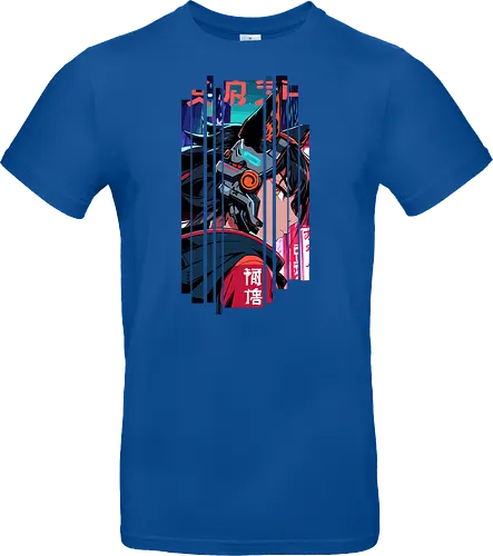 Cyberpunk-Kitsune-Mädchen