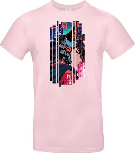 Cyberpunk-Kitsune-Mädchen