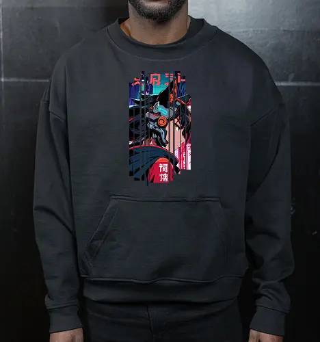 Cyberpunk-Kitsune-Mädchen