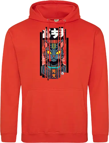 Futuristische Neonkatze