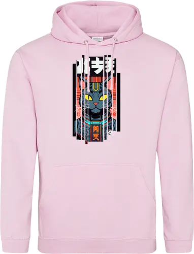Futuristische Neonkatze