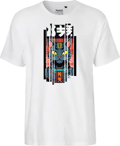 Futuristische Neonkatze
