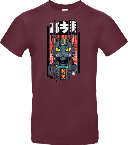 Futuristische Neonkatze