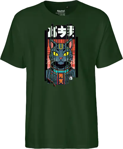Futuristische Neonkatze