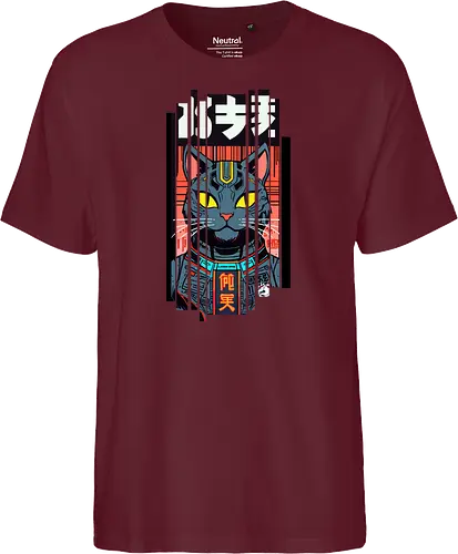 Futuristische Neonkatze