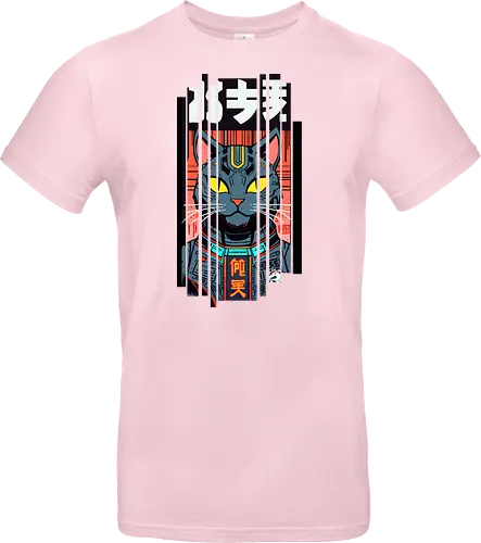Futuristische Neonkatze