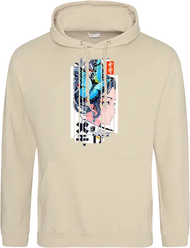 Cyborg-Mädchen-Schmetterlinge