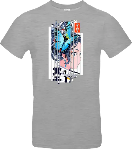 Cyborg-Mädchen-Schmetterlinge