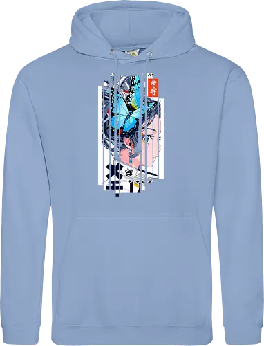 Cyborg-Mädchen-Schmetterlinge