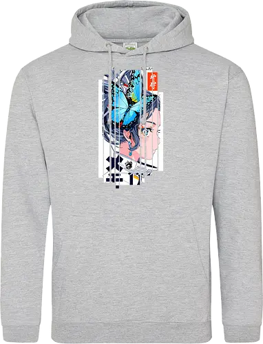 Cyborg-Mädchen-Schmetterlinge