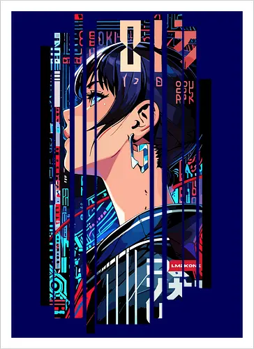 Cyborg-Blau-Symbol