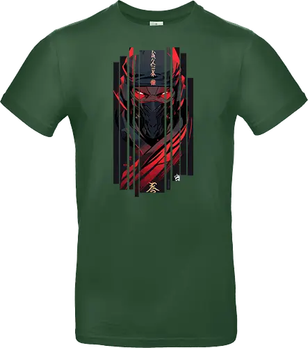 Dunkelroter Ninja