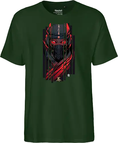 Dunkelroter Ninja