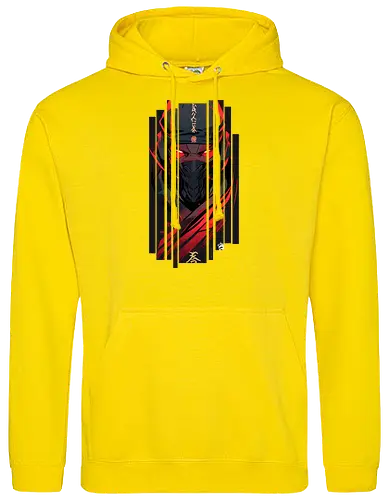 Dunkelroter Ninja
