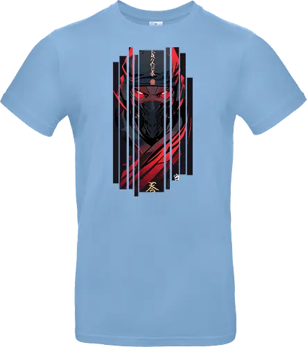 Dunkelroter Ninja