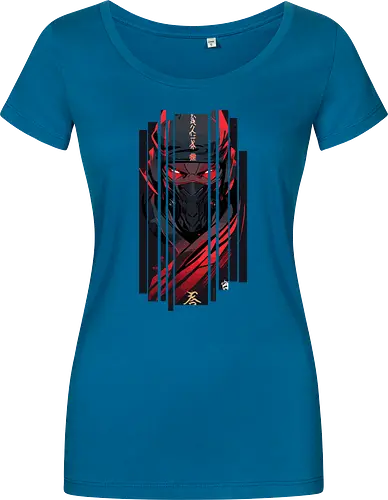 Dunkelroter Ninja