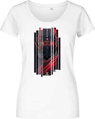 Dunkelroter Ninja