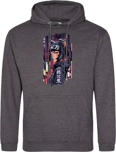 Cyborg-Mädchen-Katze
