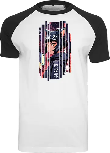 Cyborg-Mädchen-Katze