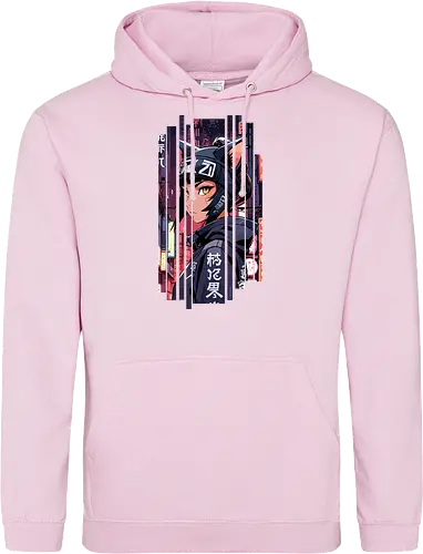 Cyborg-Mädchen-Katze