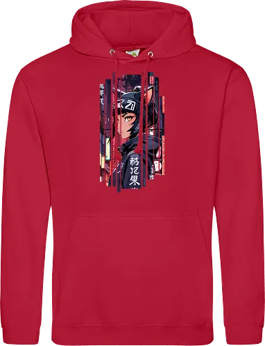 Cyborg-Mädchen-Katze