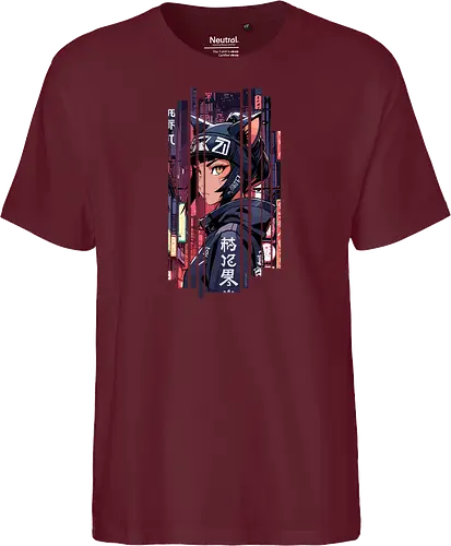 Cyborg-Mädchen-Katze