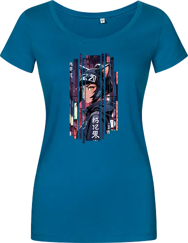 Cyborg-Mädchen-Katze