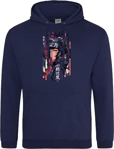 Cyborg-Mädchen-Katze