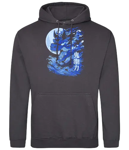 Moon Kaiju - anime, manga, animation, japan, kaiju, monster, tattoo, japanese - Standard Hoodie