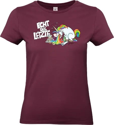 letzte Einhorn - einhorn, unicorn, fantasy, regenbogen, letzte - Standard T-Shirt (Women)